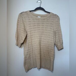 Joie Beige Crew Neck Sweater